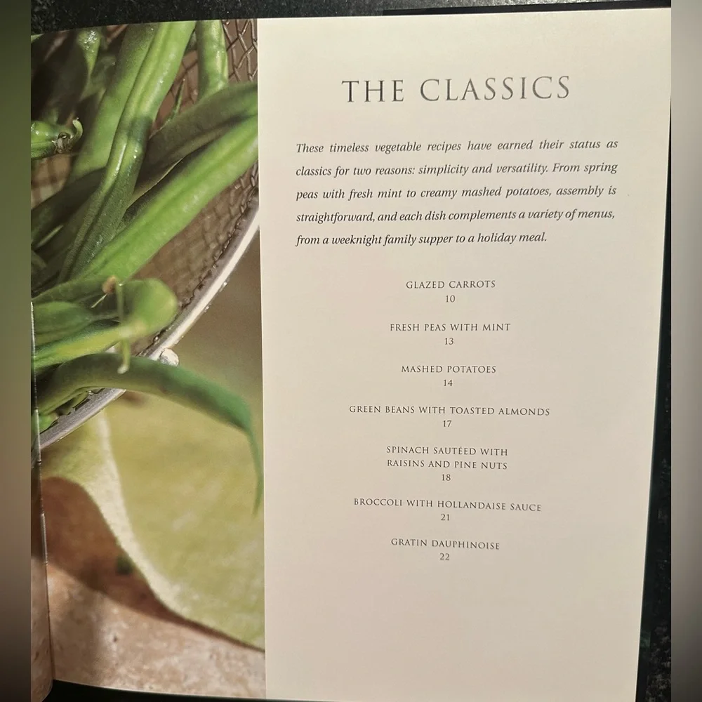 Williams Sonoma Steak & Chop and Vegetable Cookbooks - Brown and Green Covers